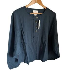 Ariat Women's Pinon Henley Long Sleeve Top Size Large NWT